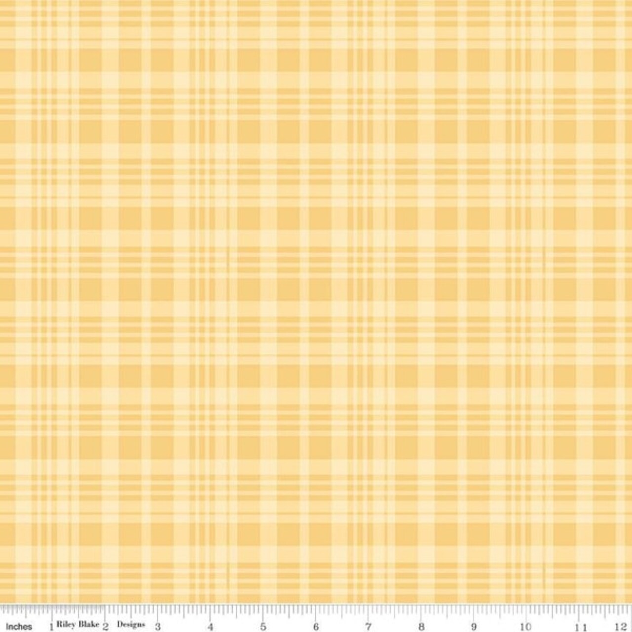 Plaid in Yellow (c17005-yellow) | Winnie the Pooh | Echo Park Paper Co. | Riley Blake